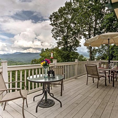 Secluded Mountain Home With Stunning Views And Deck! Bryson City Kültér fotó