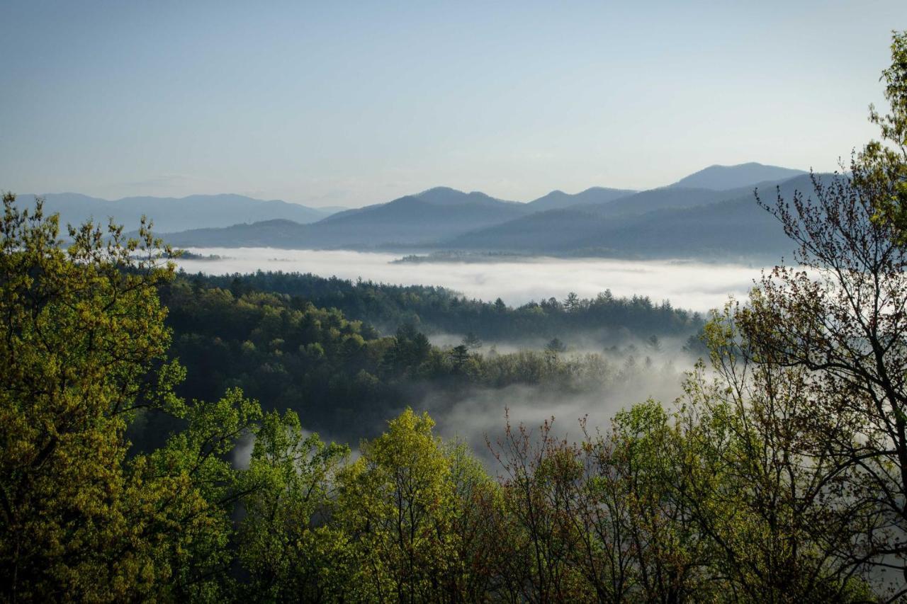 Secluded Mountain Home With Stunning Views And Deck! Bryson City Kültér fotó