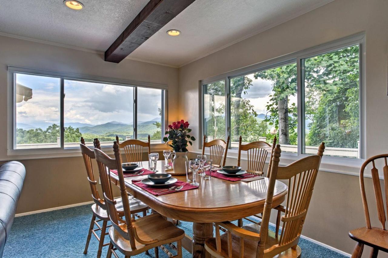 Secluded Mountain Home With Stunning Views And Deck! Bryson City Kültér fotó
